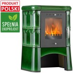 Piec kaflowy OWCZAREK PK17 Eko Zielony 5,7 kW