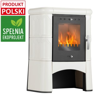 Piec kaflowy OWCZAREK PK17 Eko Krem 5,7 kW