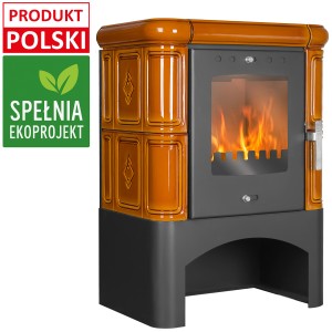 Piec kaflowy OWCZAREK PK11 Eko Brąz 5,7 kW