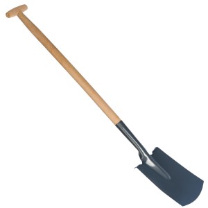 Szpadel amerykanin 20 cm z trzonem drewnianym typu T - P006