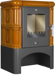 Piec kaflowy OWCZAREK PK11 Eko Brąz 5,7 kW