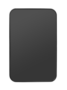Blacha pod piec 50 x 80 cm malowana czarna - B232